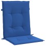 Cojín silla jardín respaldo bajo 2 uds tela Oxford azul de vidaXL, Cojines para sillas y sofás - Ref: Foro24-314143, Precio: ...