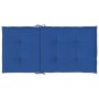 Cojín silla jardín respaldo bajo 2 uds tela Oxford azul de vidaXL, Cojines para sillas y sofás - Ref: Foro24-314143, Precio: ...