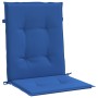 Cojín silla jardín respaldo bajo 4 uds tela Oxford azul de vidaXL, Cojines para sillas y sofás - Ref: Foro24-314144, Precio: ...