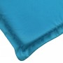 Cojín de tumbona de tela Oxford azul 186x58x3 cm de vidaXL, Cojines para sillas y sofás - Ref: Foro24-314162, Precio: 37,46 €...