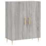 Aparador alto madera contrachapada gris sonoma 69,5x34x180 cm de vidaXL, Aparadores - Ref: Foro24-3199551, Precio: 148,65 €, ...