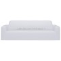 Elastic white polyester jersey sofa cover for 3-seater sofa by vidaXL, Covers - Ref: Foro24-332950, Price: 26,60 €, Discount: %