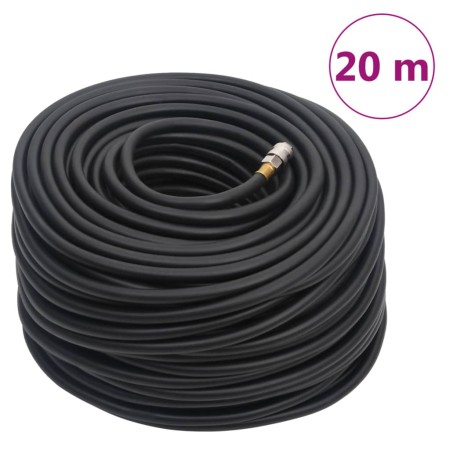 Manguera de aire híbrida caucho y PVC negro 15 mm 20 m de vidaXL, Mangueras neumáticas - Ref: Foro24-154497, Precio: 48,21 €,...