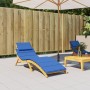 Blue Oxford cloth sun lounger cushion 186x58x3 cm by vidaXL, Cushions for chairs and sofas - Ref: Foro24-314168, Price: 37,46...