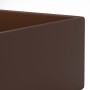 Dark brown ceramic sink with overflow by vidaXL, Sinks - Ref: Foro24-146995, Price: 77,94 €, Discount: %