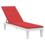 Red lounger cushion (75+105)x50x4 cm by vidaXL, Cushions for chairs and sofas - Ref: Foro24-314179, Price: 26,28 €, Discount: %