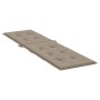 Cojín para tumbona gris taupe (75+105)x50x4 cm de vidaXL, Cojines para sillas y sofás - Ref: Foro24-314181, Precio: 34,69 €, ...