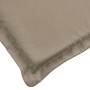 Cojín para tumbona gris taupe (75+105)x50x4 cm de vidaXL, Cojines para sillas y sofás - Ref: Foro24-314181, Precio: 34,69 €, ...