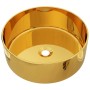 Washbasin 40x15 cm gold ceramic by vidaXL, Sinks - Ref: Foro24-143500, Price: 87,42 €, Discount: %