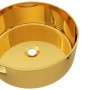 Washbasin 40x15 cm gold ceramic by vidaXL, Sinks - Ref: Foro24-143500, Price: 87,42 €, Discount: %