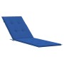 Royal blue lounger cushion (75+105)x50x4 cm by vidaXL, Cushions for chairs and sofas - Ref: Foro24-314183, Price: 28,30 €, Di...