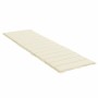 Cojín de tumbona de tela Oxford crema 200x50x3 cm de vidaXL, Cojines para sillas y sofás - Ref: Foro24-314190, Precio: 37,49 ...