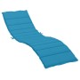 Blue Oxford fabric sun lounger cushion 200x50x3 cm by vidaXL, Cushions for chairs and sofas - Ref: Foro24-314192, Price: 35,5...