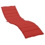 Cojín de tumbona de tela Oxford rojo 200x50x3 cm de vidaXL, Cojines para sillas y sofás - Ref: Foro24-314194, Precio: 37,49 €...