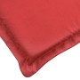 Cojín de tumbona de tela Oxford rojo 200x50x3 cm de vidaXL, Cojines para sillas y sofás - Ref: Foro24-314194, Precio: 37,49 €...