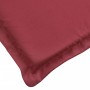 Cojín de tumbona de tela Oxford rojo tinto 200x50x3 cm de vidaXL, Cojines para sillas y sofás - Ref: Foro24-314197, Precio: 3...