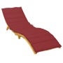 Red Oxford Cloth Lounger Cushion 200x60x3 cm by vidaXL, Cushions for chairs and sofas - Ref: Foro24-314212, Price: 42,76 €, D...