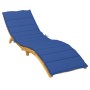 Blue Oxford cloth sun lounger cushion 200x60x3 cm by vidaXL, Cushions for chairs and sofas - Ref: Foro24-314213, Price: 38,82...