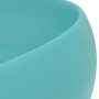 Luxury round matte light green ceramic washbasin 40x15 cm by vidaXL, Sinks - Ref: Foro24-147002, Price: 64,86 €, Discount: %