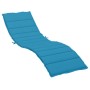 Blue Oxford cloth sun lounger cushion 200x70x3 cm by vidaXL, Cushions for chairs and sofas - Ref: Foro24-314222, Price: 41,04...