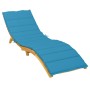 Blue Oxford cloth sun lounger cushion 200x70x3 cm by vidaXL, Cushions for chairs and sofas - Ref: Foro24-314222, Price: 41,04...