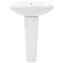 Lavabo de pie de cerámica blanco 580x470x200 mm de vidaXL, Lavabos - Ref: Foro24-143003, Precio: 149,81 €, Descuento: %