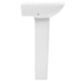 Lavabo de pie de cerámica blanco 580x470x200 mm de vidaXL, Lavabos - Ref: Foro24-143003, Precio: 149,81 €, Descuento: %