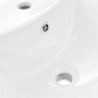 Lavabo de pie de cerámica blanco 580x470x200 mm de vidaXL, Lavabos - Ref: Foro24-143003, Precio: 149,81 €, Descuento: %