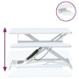 Adjustable desk 90x40x(13-50) cm steel and plywood by vidaXL, Desks - Ref: Foro24-336402, Price: 119,77 €, Discount: %