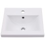 Mueble con lavabo madera de ingeniería blanco brillo de vidaXL, Tocadores de baño - Ref: Foro24-3099038, Precio: 126,64 €, De...