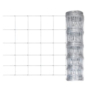 Galvanized silver steel garden fence 50x1.5 m by vidaXL, fence panels - Ref: Foro24-149489, Price: 80,99 €, Discount: %