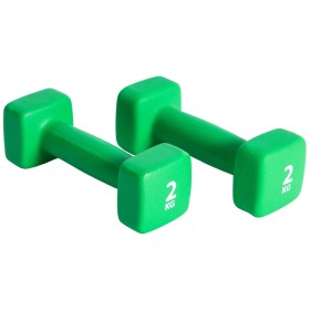 Pure2Improve Green Neoprene Dumbbell Set 2x2 kg by Pure2Improve, free weight - Ref: Foro24-427689, Price: 32,99 €, Discount: %