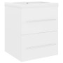 Glossy white plywood cabinet with sink by vidaXL, bathroom vanities - Ref: Foro24-3099032, Price: 121,50 €, Discount: %