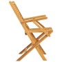 Folding garden chairs 2 pcs solid teak wood 55x62x90 cm by vidaXL, Garden chairs - Ref: Foro24-362762, Price: 140,21 €, Disco...