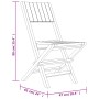 Folding garden chairs 2 pcs solid teak wood 47x61x90cm by vidaXL, Garden chairs - Ref: Foro24-362759, Price: 128,72 €, Discou...