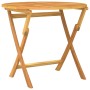 Folding garden table solid teak wood 85x76 cm by vidaXL, Garden tables - Ref: Foro24-44689, Price: 137,40 €, Discount: %