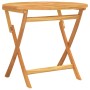 Folding garden table solid teak wood 85x76 cm by vidaXL, Garden tables - Ref: Foro24-44689, Price: 137,40 €, Discount: %