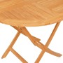 Folding garden table solid teak wood 85x76 cm by vidaXL, Garden tables - Ref: Foro24-44689, Price: 137,40 €, Discount: %