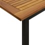 Mesa de jardín con patas en U madera maciza acacia 200x90x75 cm de vidaXL, Mesas de jardín - Ref: Foro24-319514, Precio: 257,...