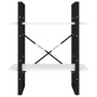 2-tier white plywood shelf 60x30x70 cm by vidaXL, Bookcases and shelves - Ref: Foro24-806427, Price: 28,21 €, Discount: %