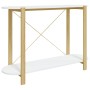 White plywood console table 110x38x75 cm by vidaXL, Side tables - Ref: Foro24-345690, Price: 86,76 €, Discount: %