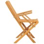 Folding garden chairs 2 units solid teak wood 61x67x90 cm by vidaXL, Garden chairs - Ref: Foro24-362758, Price: 142,34 €, Dis...