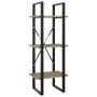 3-tier Sonoma oak plywood shelf 40x30x105 cm by vidaXL, Bookcases and shelves - Ref: Foro24-806490, Price: 44,77 €, Discount: %