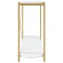 White plywood console table 110x38x75 cm by vidaXL, Side tables - Ref: Foro24-345690, Price: 86,76 €, Discount: %