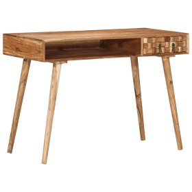 Solid acacia wood desk 115x50x76 cm by vidaXL, Desks - Ref: Foro24-338434, Price: 204,99 €, Discount: %