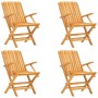 5-piece garden dining set solid teak wood by vidaXL, Garden sets - Ref: Foro24-3155019, Price: 386,99 €, Discount: %