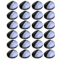 Solar round outdoor wall lamps black LED 24 pcs by vidaXL, Outdoor lighting - Ref: Foro24-277139, Price: 84,89 €, Discount: %