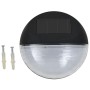 Solar round outdoor wall lamps black LED 24 pcs by vidaXL, Outdoor lighting - Ref: Foro24-277139, Price: 84,89 €, Discount: %