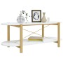 Mesa de centro madera contrachapada blanco 110x48x40 cm de vidaXL, Mesas de centro - Ref: Foro24-345687, Precio: 51,99 €, Des...