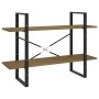 2-tier solid pine wood shelf 100x30x70 cm by vidaXL, Bookcases and shelves - Ref: Foro24-806475, Price: 48,74 €, Discount: %